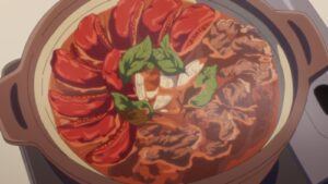 トマトすき焼き丼画像